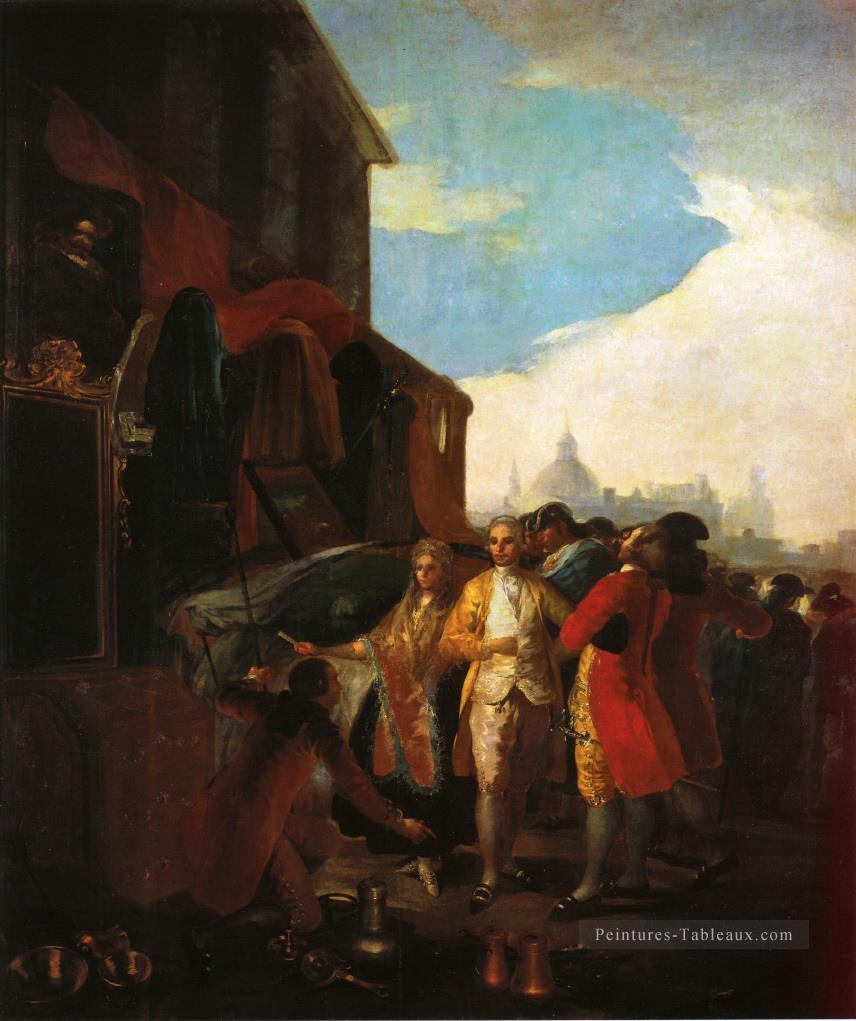 La foire de Madrid Francisco de Goya Peintures à l'huile